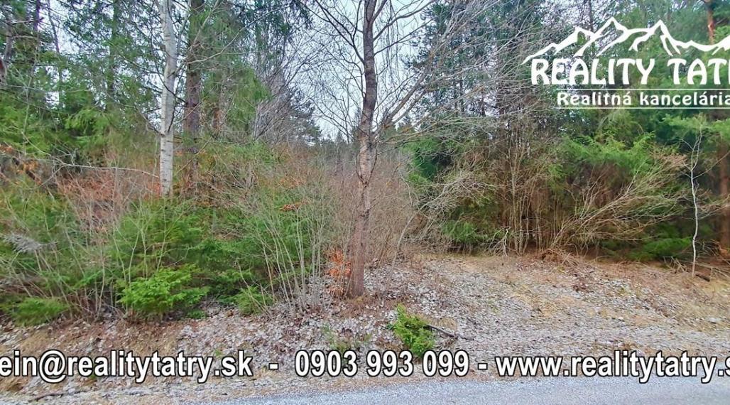 Rekreačný pozemok v lokalite Zahájnica 2700 m2 - Pekné tiché prostredie v lese - ODPORÚČAME !!!
