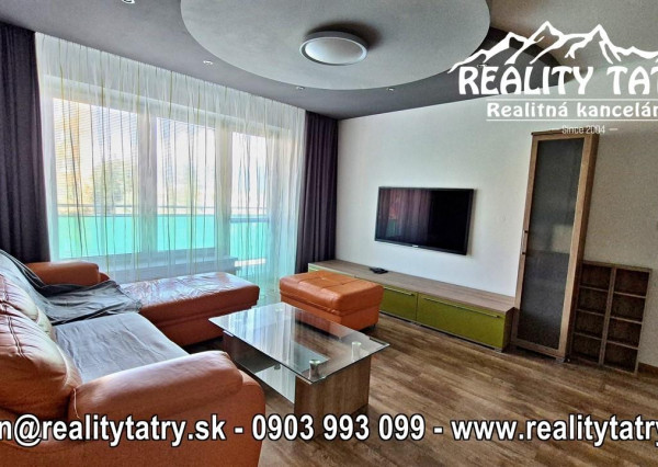 Slnečný 3 izbový byt s terasou a garážou v Poprade bytový dom JAVOR - TOP STAV a LOKALITA !!!