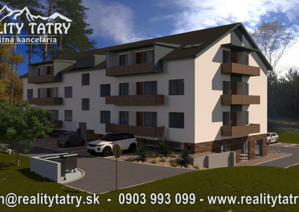 Predaj bytov v štandarde za cenu holobytu !!! - Apartmán 2 izbový s balkónom 47,70 m2 vo Východnej - NOVOSTAVBA, TOP CENA !!!