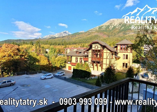 Apartmán s nádherným výhľadom na Slavkovský štít v Starom Smokovci TOP STAV, TOP LOKALITA - ODPORÚČAME !!!