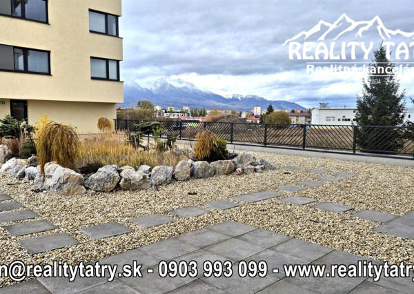 EXKLUZÍVNY 3 izbový byt s Terasou, Saunou, Vonkajším parkovacím státím a BEZBARIÉROVÝM PRÍSTUPOM - TOP STAV, NOVOSTAVBA !!!