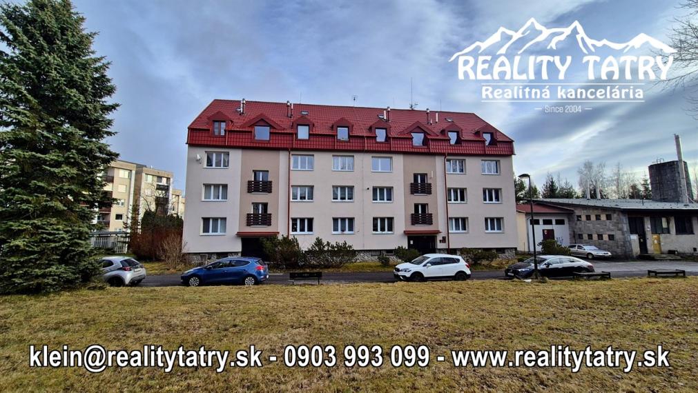 Byt 2 izbový s loggiou Vysoké Tatry - Dolný Smokovec TOP STAV, ODPORÚČAME !!!