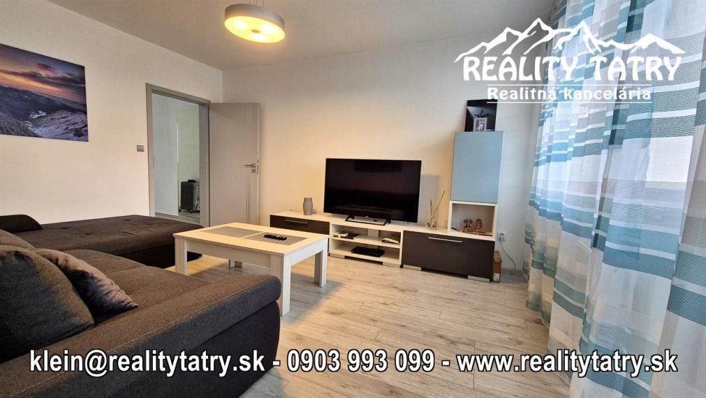 Byt 2 izbový s loggiou Vysoké Tatry - Dolný Smokovec TOP STAV, ODPORÚČAME !!!