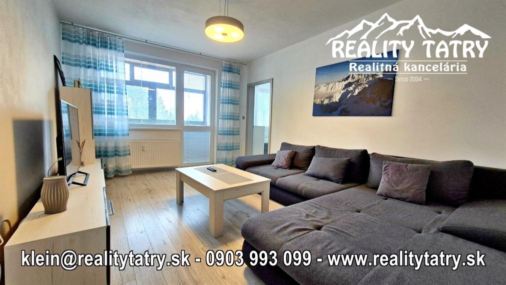 Byt 2 izbový s loggiou Vysoké Tatry - Dolný Smokovec TOP STAV, ODPORÚČAME !!!