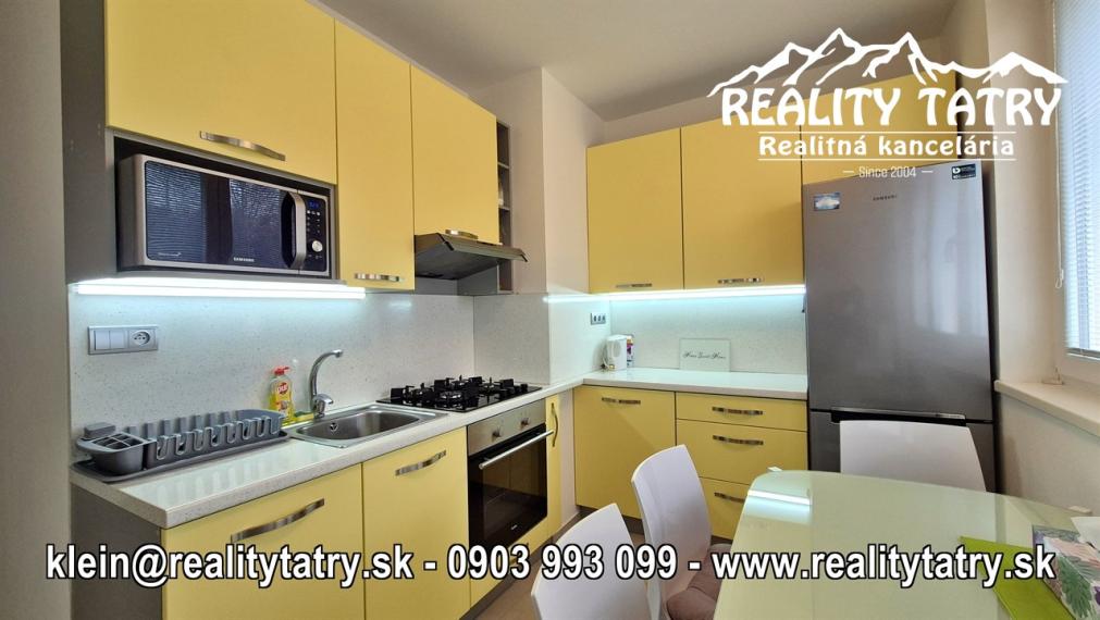 Byt 2 izbový s loggiou Vysoké Tatry - Dolný Smokovec TOP STAV, ODPORÚČAME !!!
