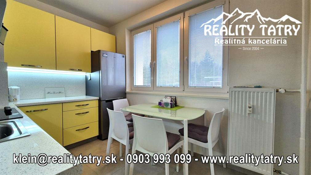Byt 2 izbový s loggiou Vysoké Tatry - Dolný Smokovec TOP STAV, ODPORÚČAME !!!
