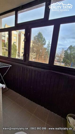 Byt 2 izbový s loggiou Vysoké Tatry - Dolný Smokovec TOP STAV, ODPORÚČAME !!!