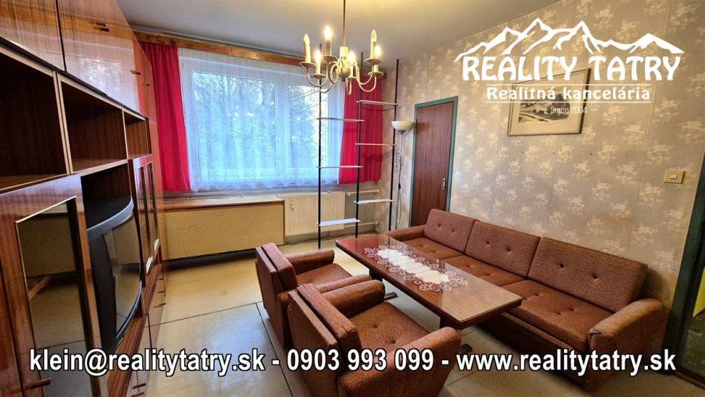 Byt 3 izbový 67 m2 na ul. L.Svobodu v Poprade, TOP LOKALITA !!!