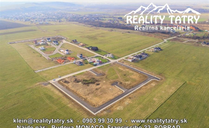 Stavebné pozemky v Top lokalite s kompletnými IS a kompletnou infraštruktúrou vo Veľkej Lomnici !!! - fotografia 9