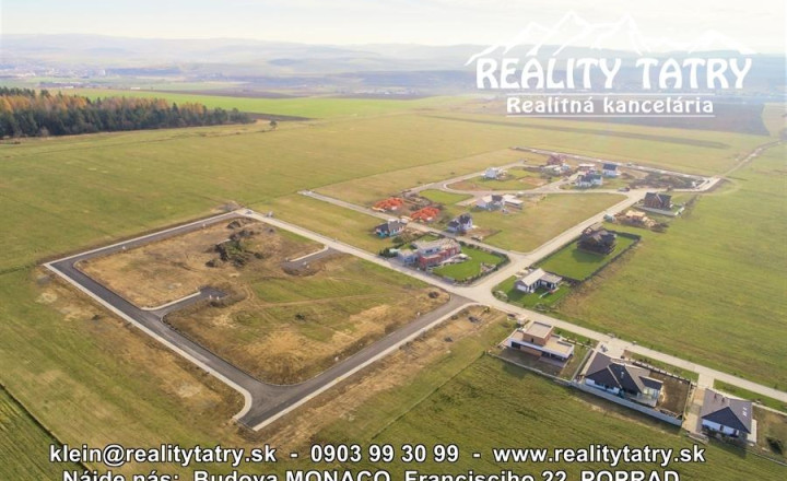 Stavebné pozemky v Top lokalite s kompletnými IS a kompletnou infraštruktúrou vo Veľkej Lomnici !!! - fotografia 10