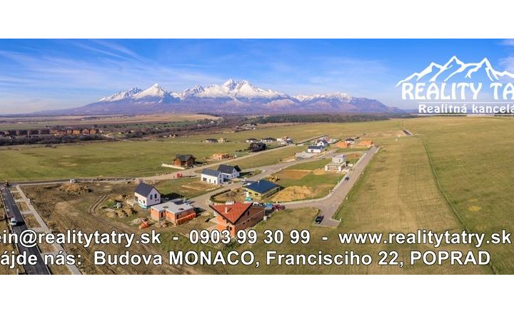 Stavebné pozemky v Top lokalite s kompletnými IS a kompletnou infraštruktúrou vo Veľkej Lomnici !!! - fotografia 12