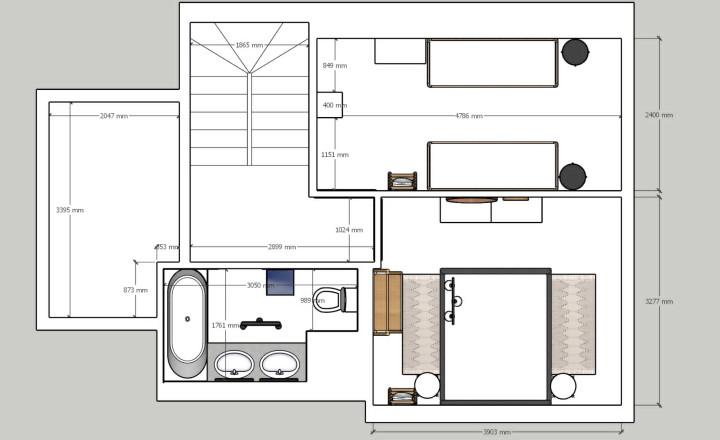 Mezonetový byt 3 izbový s loggiou, krbom a garážovým státím v širšom centre - ODPORÚČAME !!! - fotografia 30