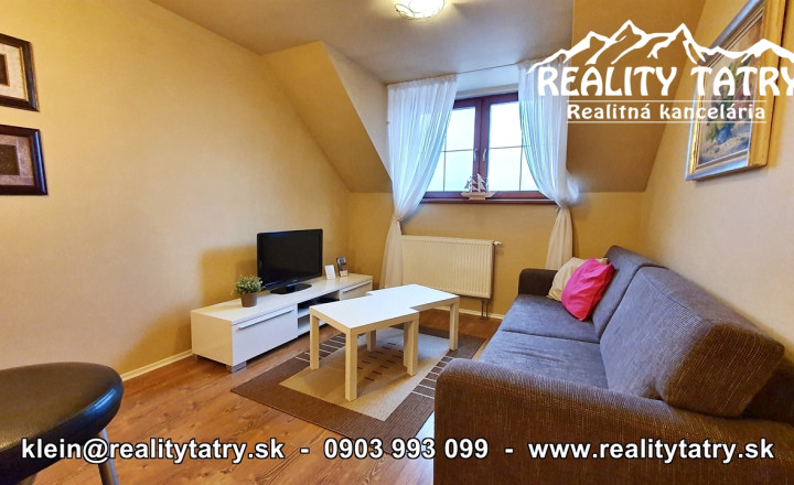 Apartmánový byt 46 m2 s parkovacím miestom vo Veľkej Lomnici - fotografia 2