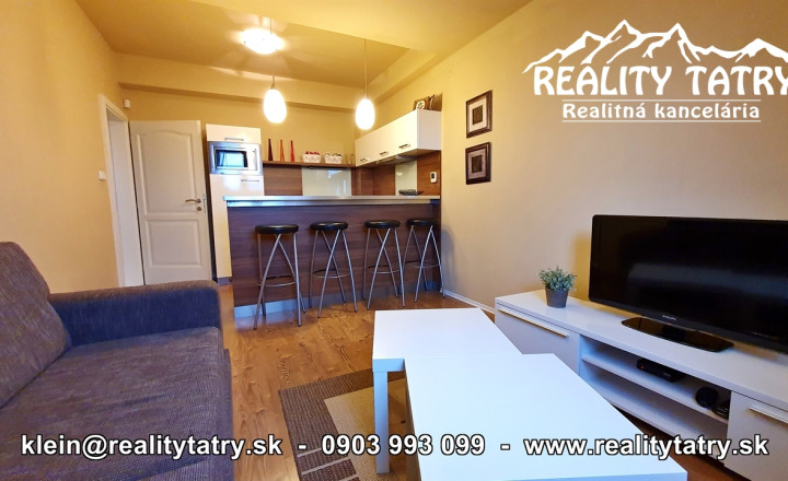 Apartmánový byt 46 m2 s parkovacím miestom vo Veľkej Lomnici - fotografia 4